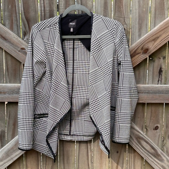 Rafaella Jackets & Blazers - Rafaella black and white checkered blazer size S